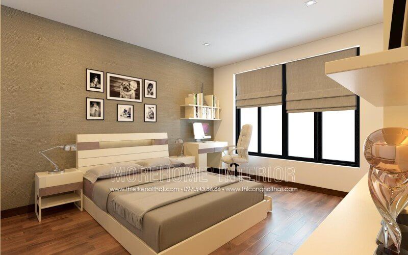 Mẫu giường ngủ kết hợp có ngăn kéo bên dưới, đây là sự lựa chọn hoàn hảo cho nhiều căn hộ có diện tích nhỏ như chung cư, nhà phố...